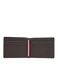 TOMMY HILFIGER TH CORP Kompakte Lederbrieftasche Kaffeebohnen - Brieftaschen Herren - 2