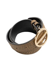 BORBONESE GRAFFITI Wendbarer Gürtel natur op / schwarz - Gürtel - 3