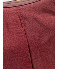 BORBONESE CROISSANT HOBO MEDIUM Umhängetasche, mit Schultergurt Merlot - Damentaschen - 3