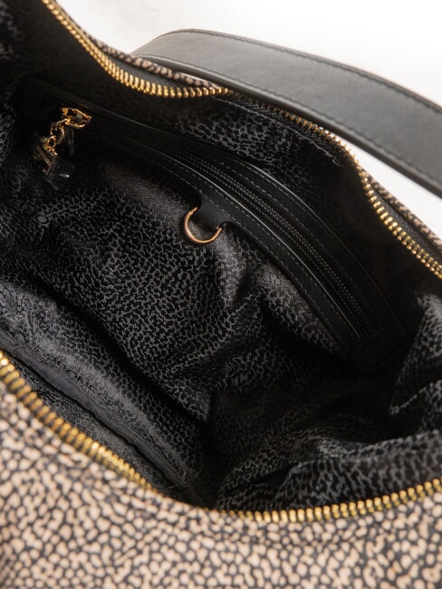 TENNIS  Hobo-Umhängetasche OP / NATUR / SCHWARZ - Damentaschen