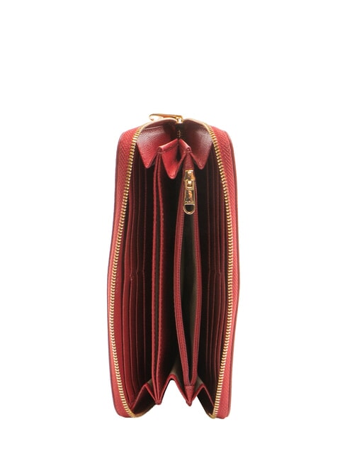 GARDENIA Große Lederbrieftasche mit umlaufendem Reißverschluss Lack - Brieftaschen Damen