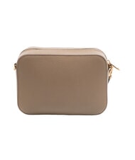 FURLA GARDENIA Kameratasche aus Leder mit Keria-Print Taupe + Cognac-Töne - Damentaschen - 3