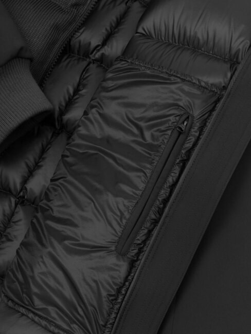 KNITS Daunengef&uuml;llte Bettdecke Schwarz - Daunenjacken f&uuml;r Herren