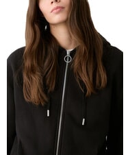 COLMAR STUNNING Sweatshirt mit durchgehendem Reißverschluss, Kapuze und Falten - Sweatshirts Damen