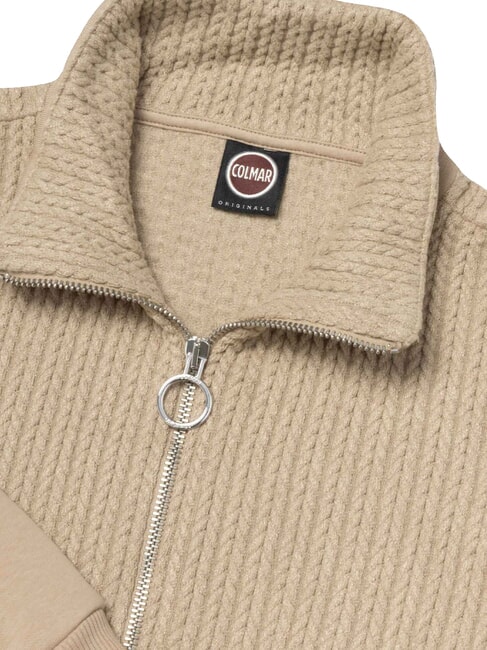 UPPERCLASS Sweatshirt mit durchgehendem Reißverschluss und Zopfmuster Arizona - Sweatshirts Damen