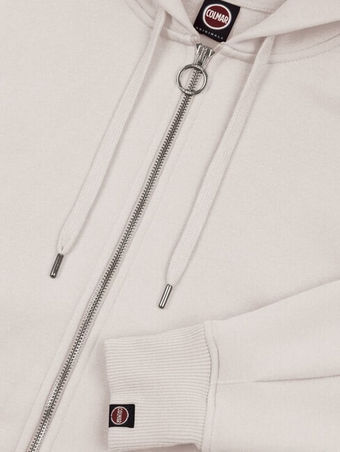 STUNNING Sweatshirt mit durchgehendem Reißverschluss, Kapuze und Falten Weihrauch - Sweatshirts Damen