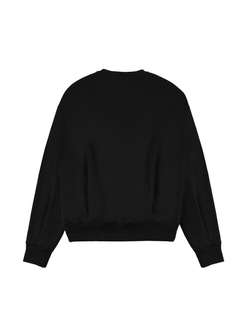 STUNNING Rundhals-Sweatshirt mit Falten Schwarz - Sweatshirts Damen