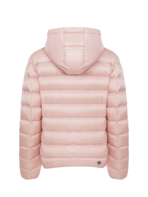 DELUXE Kurze Daunenjacke mit Kapuze Milchshake-Dunkelstahl - Daunenjacken f&uuml;r Damen