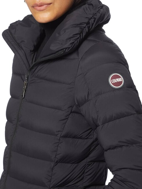 EXPERT Mittellange Daunenjacke mit hohem Kragen Schwarz - Daunenjacken f&uuml;r Damen
