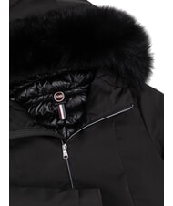 COLMAR PURENESS Lange, wattierte Jacke mit Kapuze Schwarz - Daunenjacken f&uuml;r Damen - 6