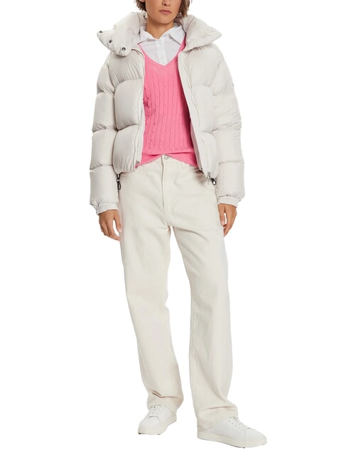 CAPTION Kurze Daunenjacke mit Kapuze Weihrauch - Daunenjacken für Damen