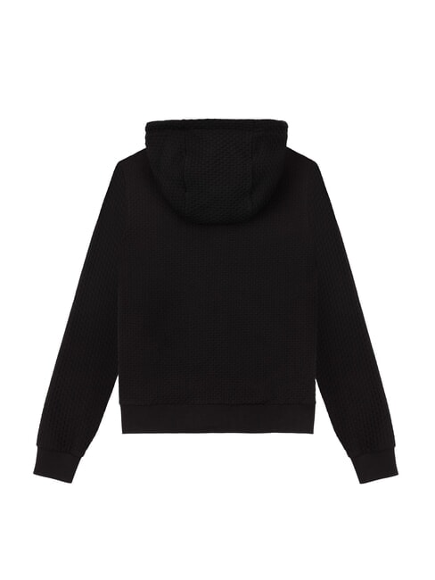 WRAP Kapuzenjacke mit durchgehendem Reißverschluss Schwarz - Sweatshirts Damen