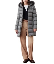 COLMAR DELUXE Lange Daunenjacke mit Kapuze dunkler Stahl-dunkler Stahl - Daunenjacken f&uuml;r Damen - 4