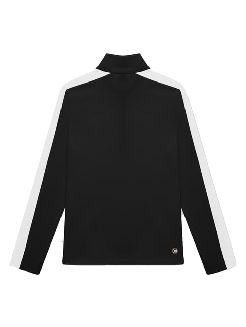 SCI FACETIME Thermo-Sweatshirt mit Stehkragen und durchgehendem Reißverschluss Schwarz und Weiß - Sweatshirts Damen