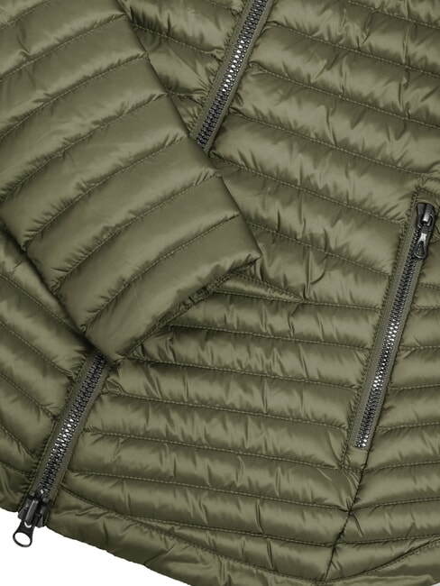 DELUXE Mittelschwere, wattierte Jacke dunkler Schlamm - Daunenjacken f&uuml;r Damen