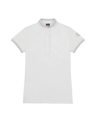 COLMAR MONDAY Kurzärmliges Poloshirt aus Stretch-Piquet Weiß - Damen-Polo-Shirts/Damen-Polo-Shirt/Damenpoloshirt/Damenpoloshirts - 4