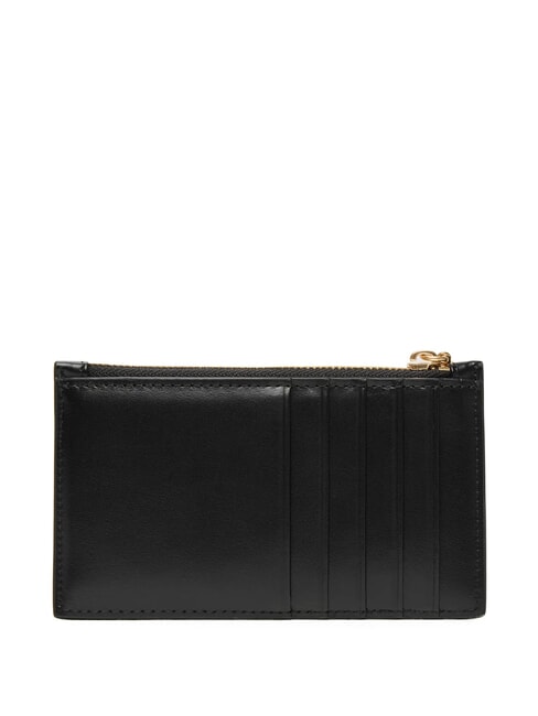 HARDWARE MONOGRAM Kartenetui / Münzbörse aus Leder auf Schwarz - Brieftaschen Damen