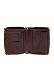 CALVIN KLEIN ENGRAVED  Kleine Lederbrieftasche Karamellbonbon - Brieftaschen Damen - 2