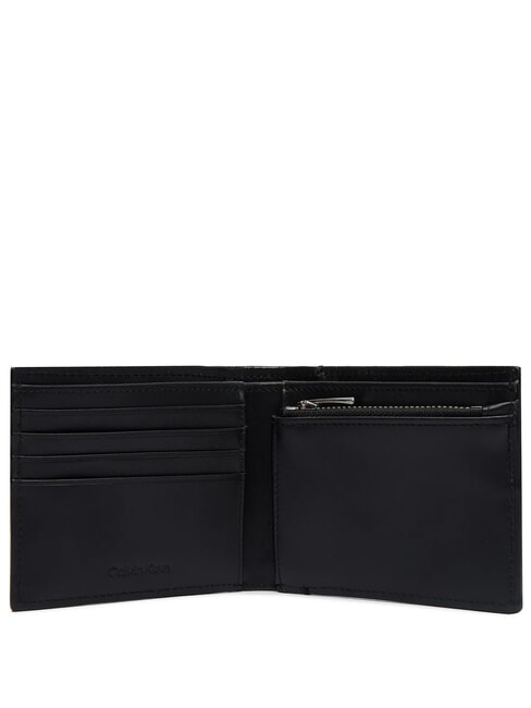 CK PLAQUE Lederbrieftasche auf Schwarz - Brieftaschen Herren