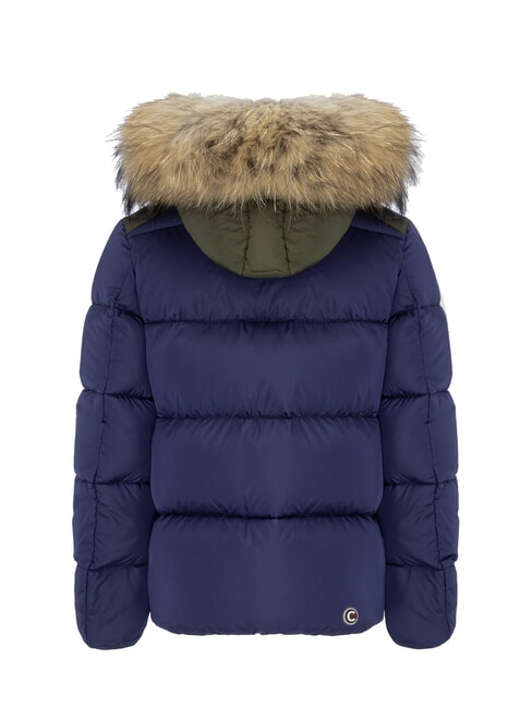 E-CONCRETE Daunenjacke mit Kapuze Skipper-Bush-Vulcan - Kinder Jacken