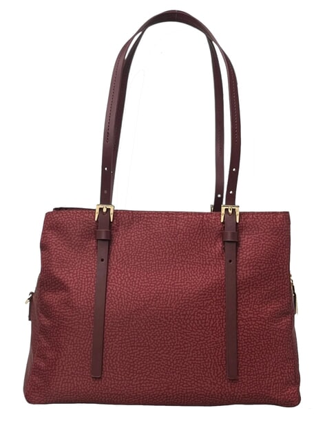 L'ECOLE NYLON Schultershopper, mit Schultergurt Merlot - Damentaschen
