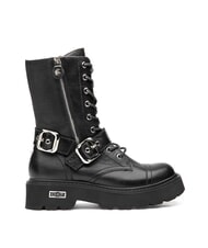 CULT SLASH 4585 Lederstiefeletten mit Schnallen - Damenschuhe