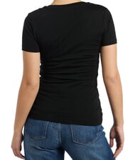 GUESS SS CN PEONY TRIANGLE Kurzarm-T-Shirt mit Aufdruck - T-Shirts und Tops für Damen