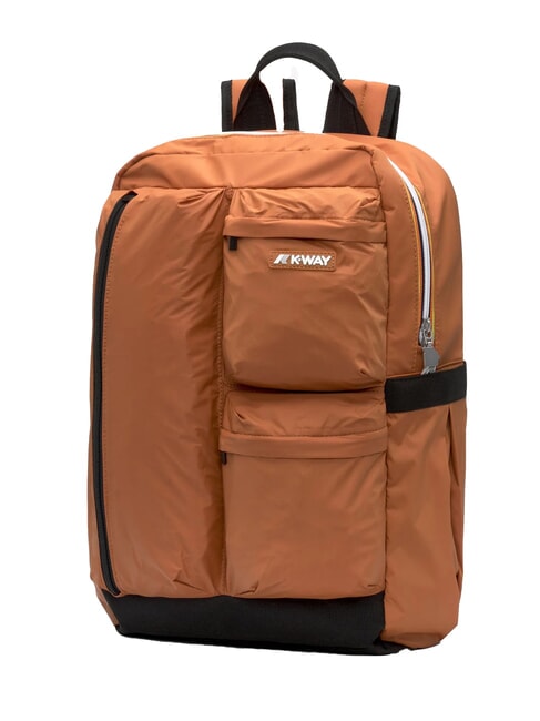 AMBERT 15,6-Zoll-Laptop-Rucksack orangefarbener Adobe - PC-Rucksäcke
