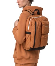 KWAY AMBERT 15,6-Zoll-Laptop-Rucksack orangefarbener Adobe - PC-Rucksäcke - 4