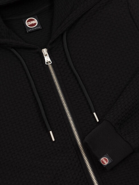 WRAP Kapuzenjacke mit durchgehendem Rei&szlig;verschluss Schwarz - Sweatshirts Damen