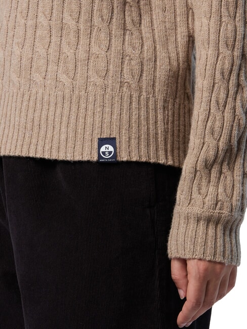 N/S Pullover mit V-Ausschnitt N&uuml;sse - Damenpullover