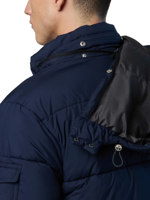 BEAM Daunenjacke mit Kapuze Navy blau - Daunenjacken für Herren