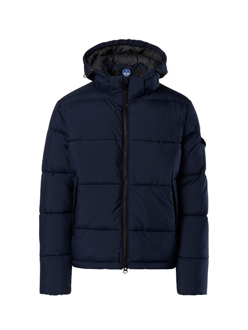 BEAM Daunenjacke mit Kapuze Navy blau - Daunenjacken für Herren