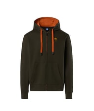 NORTH SAILS LOGO Kapuzenjacke mit durchgehendem Rei&szlig;verschluss Waldgr&uuml;n - Sweatshirts Herren - 3