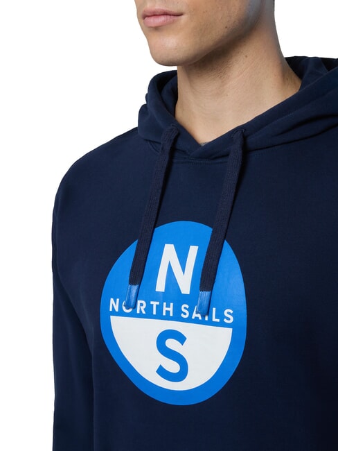 GRAPHIC Baumwoll-Hoodie Navy blau - Sweatshirts Herren