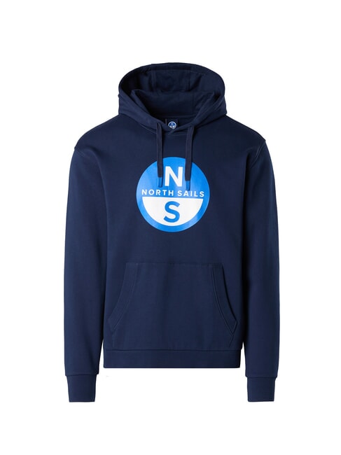 GRAPHIC Baumwoll-Hoodie Navy blau - Sweatshirts Herren