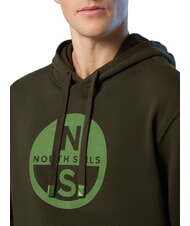 NORTH SAILS GRAPHIC Baumwoll-Hoodie Waldgr&uuml;n - Sweatshirts Herren - 3