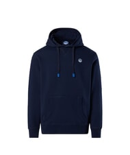 NORTH SAILS ROUND LOGO Baumwoll-Hoodie Navy blau - Sweatshirts Herren - 4