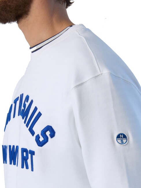 NEWPORT Baumwoll-Sweatshirt Weiß - Sweatshirts Herren