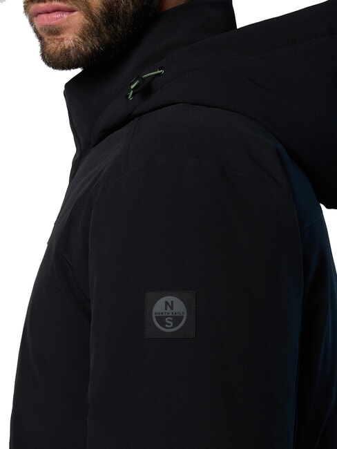 VARBERG Kapuzenjacke Schwarz - Herrenjacken