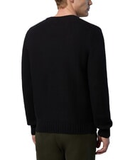 NORTH SAILS N|S Rundhalspullover mit Waffelmuster dunkelgrau meliert - Herrenpullover - 2