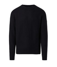 NORTH SAILS N|S Rundhalspullover mit Waffelmuster dunkelgrau meliert - Herrenpullover - 5