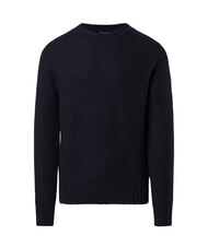 NORTH SAILS N|S Rundhalspullover mit Waffelmuster Navy blau - Herrenpullover - 4