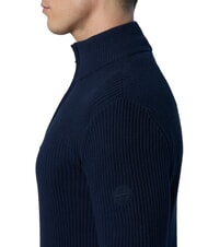 NORTH SAILS N|S Gerippter Rollkragenpullover mit halbem Reißverschluss Navy blau - Herrenpullover - 4