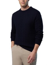 NORTH SAILS N|S Pullover mit Rundhalsausschnitt und Zopfmuster Navy blau - Herrenpullover - 3