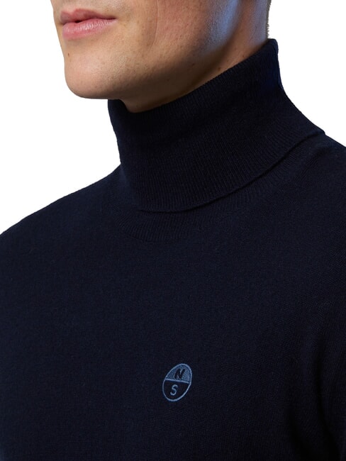 N|S Rollkragenpullover Navy blau - Herrenpullover