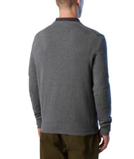 NORTH SAILS N|S Pullover mit V-Ausschnitt mittelgraue Melange - Herrenpullover - 2