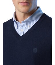 NORTH SAILS N|S Pullover mit V-Ausschnitt Navy blau - Herrenpullover - 3