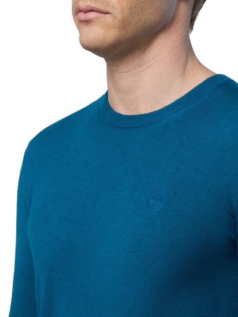 N|S Pullover mit Rundhalsausschnitt wassergrün - Herrenpullover