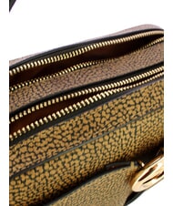 BORBONESE TULIP Mini-Handtasche mit Schultergurt natur op / schwarz - Damentaschen - 5